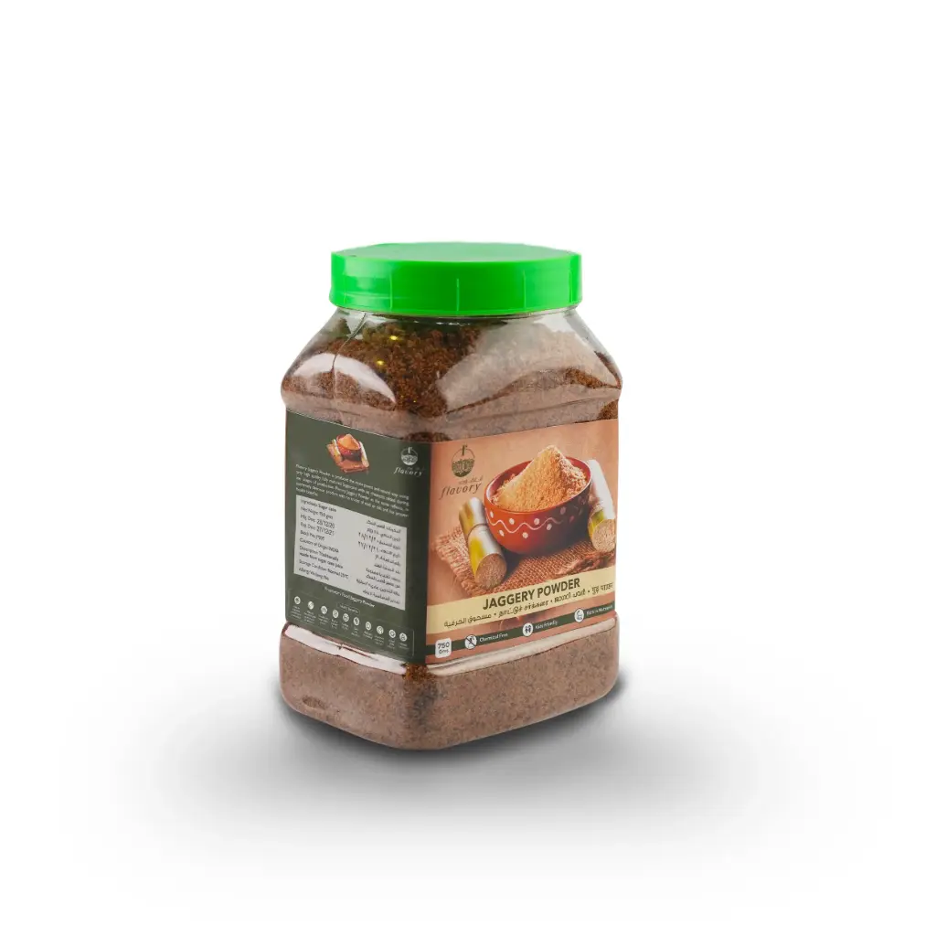 FLAVORY - JAGGERY POWDER (NATTU SARKARAI) - 750 GM JAR 