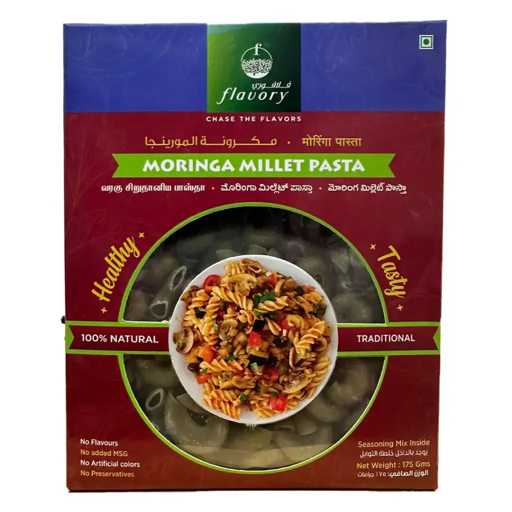 FLAVORY - MORINGA MILLET PASTA 180G