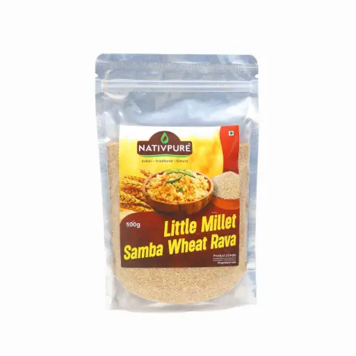 Little millet Samba Wheat Rava 500gm