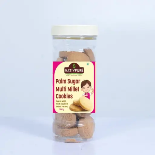 Palm sugar Multi millet cookies - 200gm 