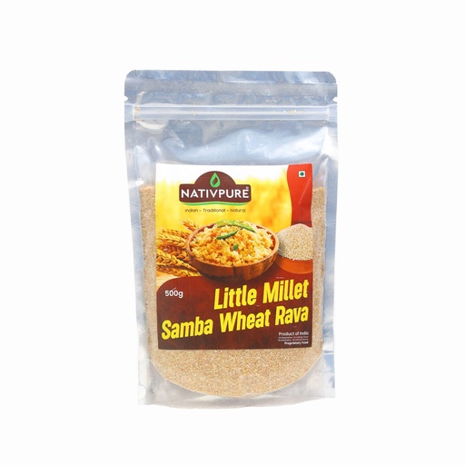 Little millet Samba Wheat Rava 500gm