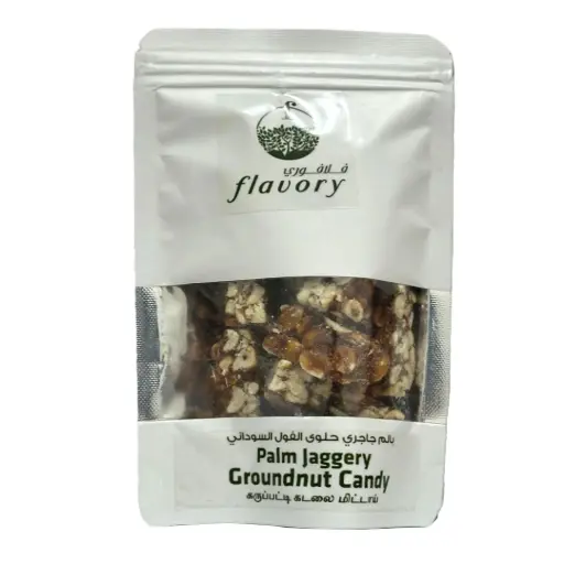 FLAVORY - PALM JAGGERY (KARUPPATTI) GROUNDNUT CANDY  100G